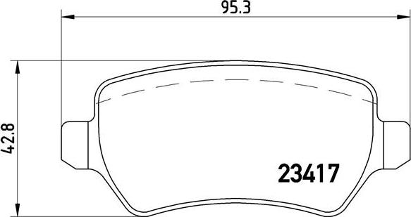 Brembo P 10 013 - Set placute frana,frana disc aaoparts.ro