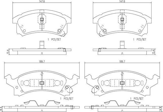 Brembo P10038N - Set placute frana,frana disc aaoparts.ro