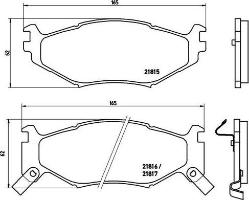 Brembo P 11 007 - Set placute frana,frana disc aaoparts.ro