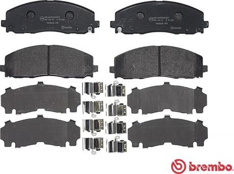 Brembo P 11 035 - Set placute frana,frana disc aaoparts.ro