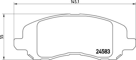 Brembo P 18 001 - Set placute frana,frana disc aaoparts.ro