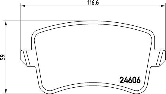 Brembo P 85 099X - Set placute frana,frana disc aaoparts.ro