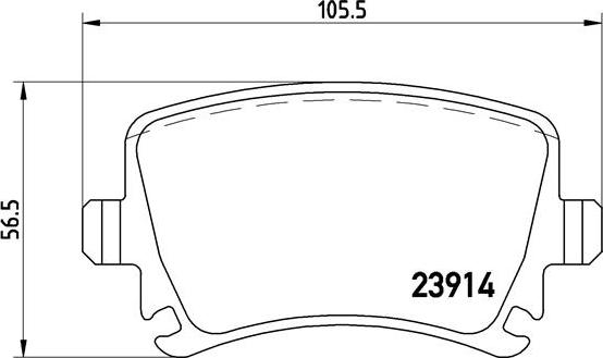 Brembo P 85 095 - Set placute frana,frana disc aaoparts.ro