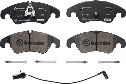 Brembo P 85 098X - Set placute frana,frana disc aaoparts.ro