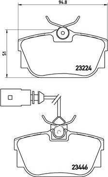 Brembo P 85 046 - Set placute frana,frana disc aaoparts.ro