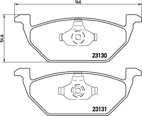 Brembo P 85 041X - Set placute frana,frana disc aaoparts.ro