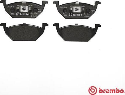 Brembo P 85 041 - Set placute frana,frana disc aaoparts.ro