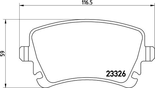 Brembo P 85 064 - Set placute frana,frana disc aaoparts.ro