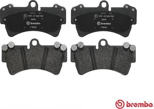 Brembo P 85 065 - Set placute frana,frana disc aaoparts.ro