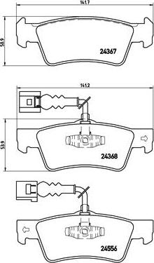 Brembo P 85 068 - Set placute frana,frana disc aaoparts.ro