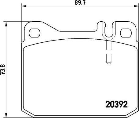 Brembo P 85 007 - Set placute frana,frana disc aaoparts.ro