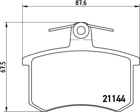Brembo P 85 013 - Set placute frana,frana disc aaoparts.ro