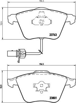 Brembo P 85 084 - Set placute frana,frana disc aaoparts.ro