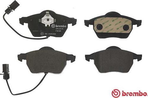 Brembo P 85 085 - Set placute frana,frana disc aaoparts.ro