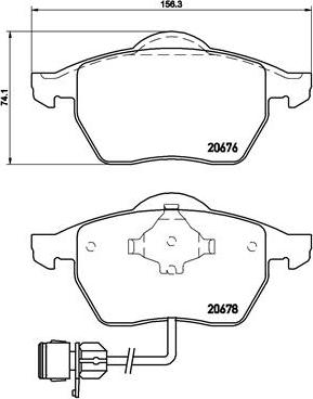 Brembo P 85 026 - Set placute frana,frana disc aaoparts.ro