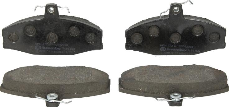 Brembo P 85 022 - Set placute frana,frana disc aaoparts.ro