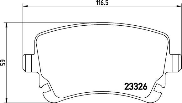 Brembo P 85 076 - Set placute frana,frana disc aaoparts.ro