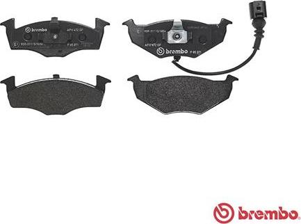 Brembo P 85 071 - Set placute frana,frana disc aaoparts.ro