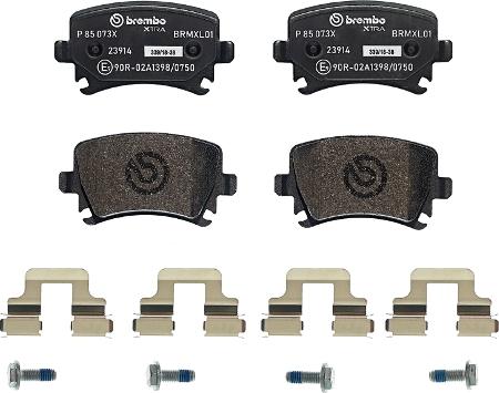 Brembo P 85 073X - Set placute frana,frana disc aaoparts.ro