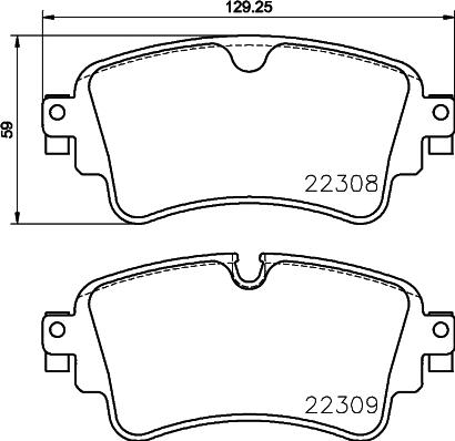 Brembo P85154N - Set placute frana,frana disc aaoparts.ro