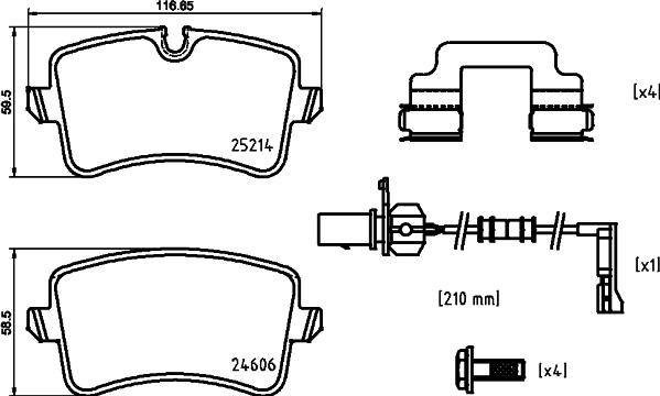 Brembo P 85 150 - Set placute frana,frana disc aaoparts.ro