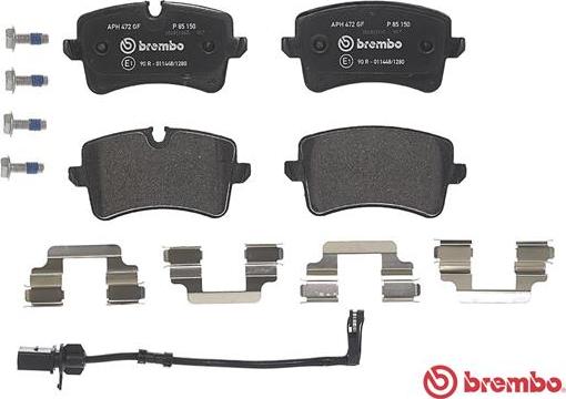 Brembo P 85 150 - Set placute frana,frana disc aaoparts.ro