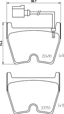 Brembo P 85 152 - Set placute frana,frana disc aaoparts.ro