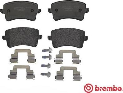 Brembo P 85 100 - Set placute frana,frana disc aaoparts.ro