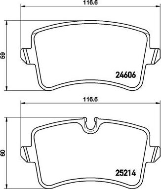 Brembo P 85 118 - Set placute frana,frana disc aaoparts.ro