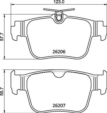 Brembo P 85 184 - Set placute frana,frana disc aaoparts.ro