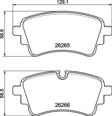 Brembo P 85 185 - Set placute frana,frana disc aaoparts.ro