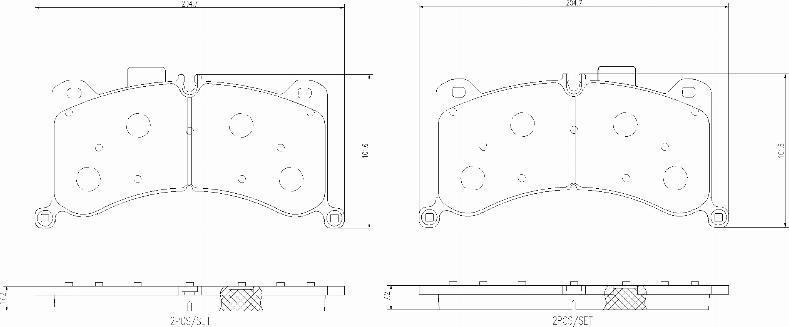 Brembo P 85 183 - Set placute frana,frana disc aaoparts.ro