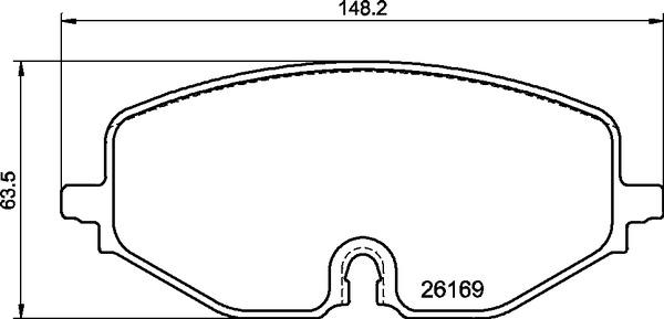 Brembo P 85 182 - Set placute frana,frana disc aaoparts.ro