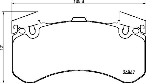 Brembo P 85 136 - Set placute frana,frana disc aaoparts.ro