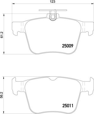 Brembo P 85 124 - Set placute frana,frana disc aaoparts.ro