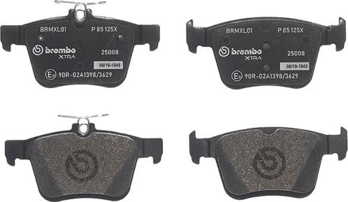 Brembo P 85 125X - Set placute frana,frana disc aaoparts.ro