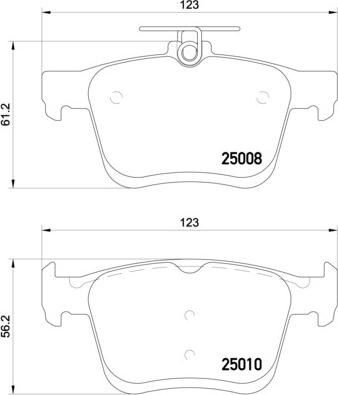 Brembo P 85 125X - Set placute frana,frana disc aaoparts.ro