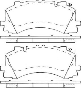 Brembo P 85 170 - Set placute frana,frana disc aaoparts.ro