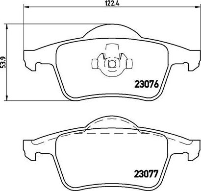 Brembo P 86 014 - Set placute frana,frana disc aaoparts.ro