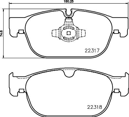 Brembo P 86 027 - Set placute frana,frana disc aaoparts.ro