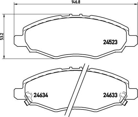 FMSI-VERBAND 9555D2320 - Set placute frana,frana disc aaoparts.ro