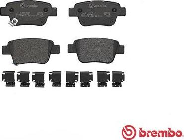 Brembo P 83 047 - Set placute frana,frana disc aaoparts.ro