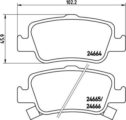 Brembo P 83 080 - Set placute frana,frana disc aaoparts.ro