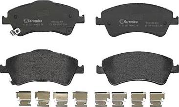 Brembo P 83 081 - Set placute frana,frana disc aaoparts.ro