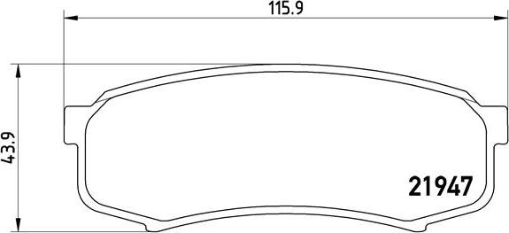 Brembo P 83 024 - Set placute frana,frana disc aaoparts.ro