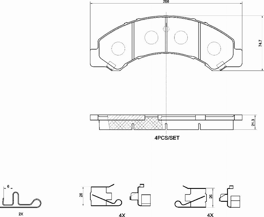 Brembo P83195N - Set placute frana,frana disc aaoparts.ro
