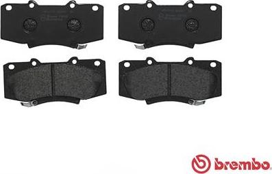 Brembo P 83 140 - Set placute frana,frana disc aaoparts.ro