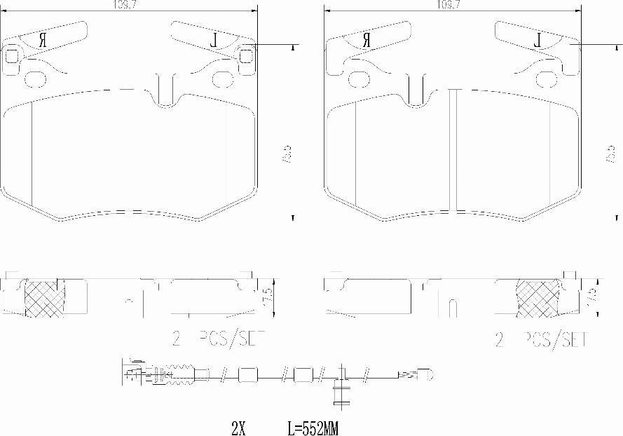 Brembo P83164N - Set placute frana,frana disc aaoparts.ro
