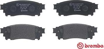 Brembo P 83 166 - Set placute frana,frana disc aaoparts.ro