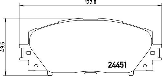 Brembo P 83 106 - Set placute frana,frana disc aaoparts.ro